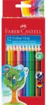 Faber-Castell Creioane colorate 12 culori grip 2001 Faber-Castell (FC112412) - dacris