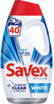 Savex Detergent lichid, 1.8 L, 40 spalari, Premium White