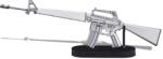 Piececool Puzzle 3D, M16A1 Pusca de asalt, Piececool, Metal, 86 piese