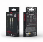 Maxlife Аудио кабел 3.5 мм- 3.5 мм Maxlife, черен