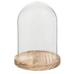 Clayre & Eef Platou decorativ lemn cupola sticla 12x17 cm (6GL2168) Tava