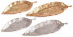 Decorer Set 4 tavi decorative polirasina aurie argintie 27.5x9.5 cm, 22x8.5 cm (A55.37.57) Tava
