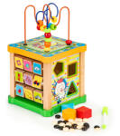ECOTOYS Fa oktatási kocka labirintussal