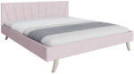 FDM Kárpitozott HEAVEN ágy 120 x 200 cm - Púderrózsaszín