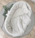 Tolo Toys Fonott bölcső ágynemű szett - bézs