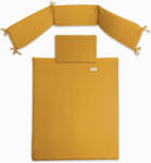 BabyMatex Heavens Muslin 3 részes ágyneműgarnitúra - mustár