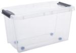 NHG IRIS Probox 70 literes tárolódoboz zárható tetővel, kerekekkel 27820800 (27820800) - bestbyte