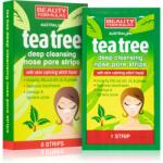 Beauty Formulas Tea Tree patch-uri de curatare a prilor de pe nas 6 buc Masca de fata