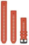 Garmin óraszíj extra hosszú kiegészítő pánttal (Instinct 2S) szilikon, 20mm pipacs színű (010-13104-18)