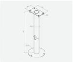 Norlys Metal Base 113 To Ground For Namsos Bollard (nor-113)
