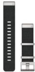 Garmin óraszíj Marq fekete Nylon ezüst színű csattal (QuickFit 22) (010-12738-21) (010-12738-21)