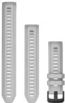 Garmin óraszíj extra hosszú kiegészítő pánttal (Instinct 2S) szilikon, 20mm ködszürke (010-13104-01) (010-13104-01)