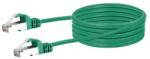 SCHWAIGER S/FTP CAT6 Patch kábel 1m Zöld (CKB6010059) (CKB6010059)