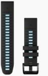 Garmin QuickFit óraszíj szilikon 22mm fekete/kék (010-13280-05)