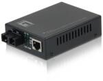 LevelOne LevelOne FVT-2401 hálózati média konverter 100 Mbit/s 1310 nm Single-mode Fekete (FVT-2401) (FVT-2401)