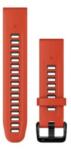 Garmin QuickFit óraszíj szilikon 20mm piros/grafit (010-13279-04)