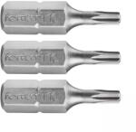 Fortum behajtóhegy TORX, 3 db, S2 acél; T10×25mm, bliszteren (4741410)