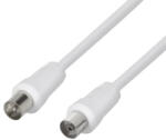 LogiLink TV antenna kábel IEC /M - IEC /F, CCS, >85dB 2, 5m fehér (CA1061)