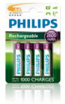 Philips 2600 mAh AA Akkumulátor Rechargeables Nikkel-fémhidrid 4db/cs (R6B4B260/10)
