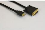 VCOM Кабел VCom CG481G, от DVI(м) към HDMI(м), 1.8м, черен