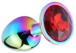Guilty Toys Dop Anal Metalic, Small, Multicolor, Piatra Rosie, Guilty Toys