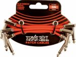 Ernie Ball Flat Ribbon Patch Cable 7, 5 cm Oblic - Oblic Cablu patch (P06401)