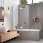 Radaway Paravan pentru cada de baie, crom lucios, Radaway Essenza 8 SL PND II 10500120-01-01R (10500120-01-01R)