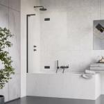 Radaway Paravan pentru cada de baie, negru mat, Radaway Essenza 8 SL Black PND II 10500120-54-01R (10500120-54-01R)