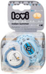 LOVI Dinamikus nyugtató cumi 2db (6-18 hónap) Indian Summer - Blue