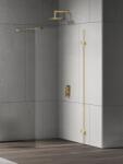 NEW TRENDY Eventa Gold Shine zuhanykabin fal walk-in 70 cm arany fényes/átlátszó üveg EXK-4838 (EXK4838)