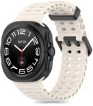 Samsung Galaxy Watch ULTRA (47 mm) okosóra szíj - Tech-Protect IconBand Pro - fehér szilikon szíj - graffistore