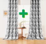  Design függöny FLOCUS 140x270 cm (2 db), mintás