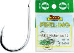 SENSAS Feeling 3311 Nickel 12 Lapkás, Szakállas Bojlis Horog 15db (54531)