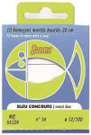 SENSAS Blue Match 20cm 0, 08mm 20 Monofil Előkötött Horog 10db (55124)