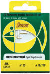 SENSAS Gilt Reversed 50cm 0, 14mm 16 Monofil Előkötött Horog 10db (55534)