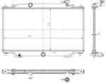 NRF hűtő, motorhűtés NRF 550024 (550024)
