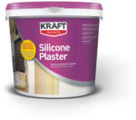 KRAFT Tencuiala decorativa cu rasina siliconica, elastica, Kraft Plaster Silicone K15, 25 kg, 1, 5 mm, alb