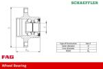 Schaeffler Fag FAG 713611000 Set rulment roata