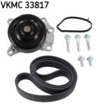 SKF VKMC33817 Pompa apa + Set curea transmisie cu caneluri