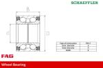 Schaeffler Fag FAG 713610080 Set rulment roata