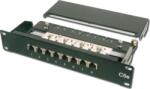 ASSMANN Patch Panel 8 portos, 1U, 10", CAT 5e, árnyékolt (BVC2-DN-91508S)