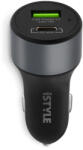 iSTYLE - 45W PD autós töltő - asztroszürke