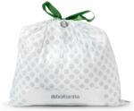 Brabantia PerfectFit Szemeteszsák - R Méret, 36 L, Multipack 120 Zsák, 6 Tekercs, 20 Zsák/Tekercs