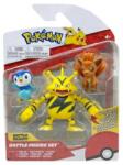 Pokémon Figura Szett - Piplup/Vulpix/Electabuzz