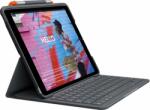 Logitech Slim Folio Apple iPad Gen. 7. / 8. Tablet Tok - Műanyag/Szövet, Szürke (920-009474)