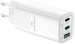 CubeNest Gan Pd S3D0 Hálózati Adapter - 65 W, Háromportos, Fehér