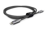 iSTYLE Fonott USB-C Lightning Kábel - 1, 2 m, Asztroszürke