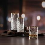 Pasabahce Timeless Pohár Szett - 450 ml, 4 db, Aranyszélű