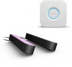 Philips Hue Play fényrúd dupla csomag fekete + Philips Hue Bridge (PHL21081set)