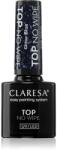 Claresa UV/LED Top Glitter No Wipe гел топ лак за нокти с блестящи частици цвят Glitter Blue 5 гр